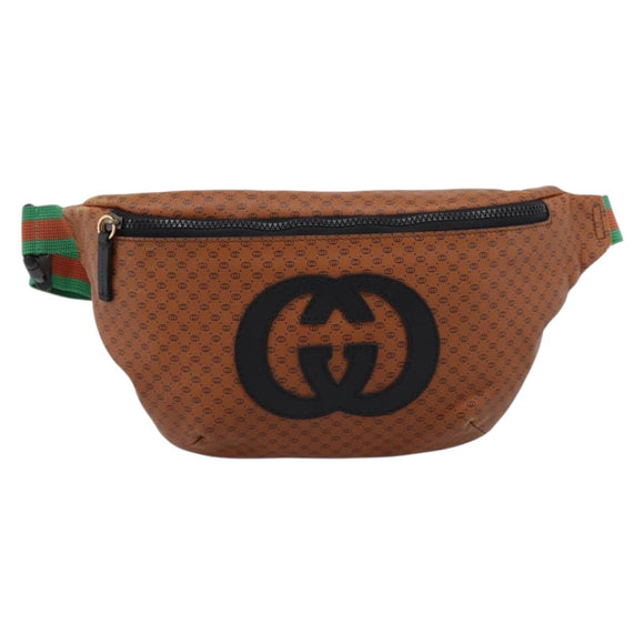 GUCCI Micro GG Canvas Sherry Line GUCCIxDAPPER DAN Bag 536416 Auth ka6390A
