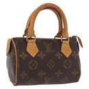 LOUIS VUITTON Monogram Mini Speedy Hand Bag M41534 LV Auth ka6394-1