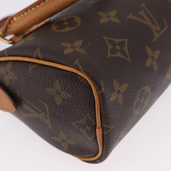 LOUIS VUITTON Monogram Mini Speedy Hand Bag M41534 LV Auth ka6394