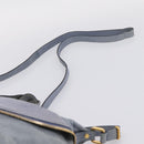 FENDI Hand Bag Leather 2way Purple Gold YX1 2461 Auth ka6396-10