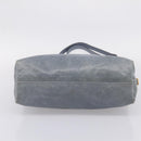 FENDI Hand Bag Leather 2way Purple Gold YX1 2461 Auth ka6396-11