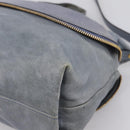 FENDI Hand Bag Leather 2way Purple Gold YX1 2461 Auth ka6396-12