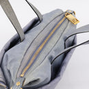 FENDI Hand Bag Leather 2way Purple Gold YX1 2461 Auth ka6396-6