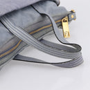 FENDI Hand Bag Leather 2way Purple Gold YX1 2461 Auth ka6396-7