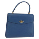 LOUIS VUITTON Epi Malesherbes Hand Bag Blue M52375 LV Auth ka6399A-1