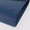 LOUIS VUITTON Epi Malesherbes Hand Bag Blue M52375 LV Auth ka6399A-16