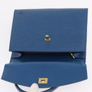 LOUIS VUITTON Epi Malesherbes Hand Bag Blue M52375 LV Auth ka6399A-21