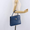 LOUIS VUITTON Epi Malesherbes Hand Bag Blue M52375 LV Auth ka6399A-29