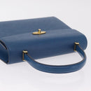 LOUIS VUITTON Epi Malesherbes Hand Bag Blue M52375 LV Auth ka6399A-6
