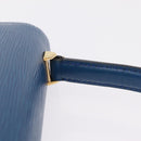 LOUIS VUITTON Epi Malesherbes Hand Bag Blue M52375 LV Auth ka6399A-8