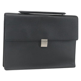 LOUIS VUITTON Taiga Porte Documents Angara Briefcase Ardoise M30772 Auth ka640