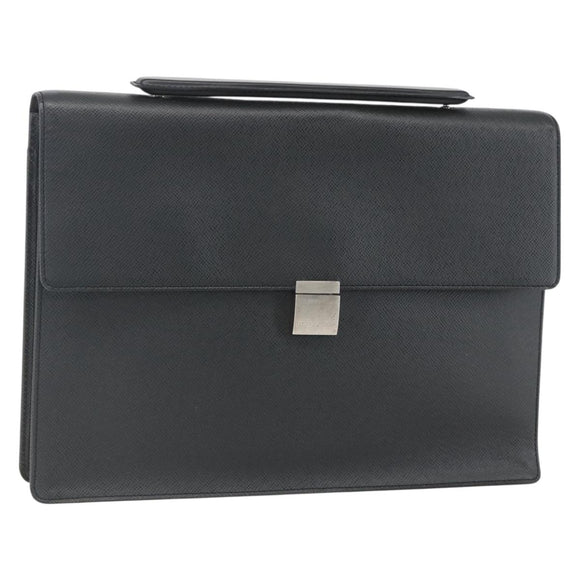 LOUIS VUITTON Taiga Porte Documents Angara Briefcase Ardoise M30772 Auth ka640