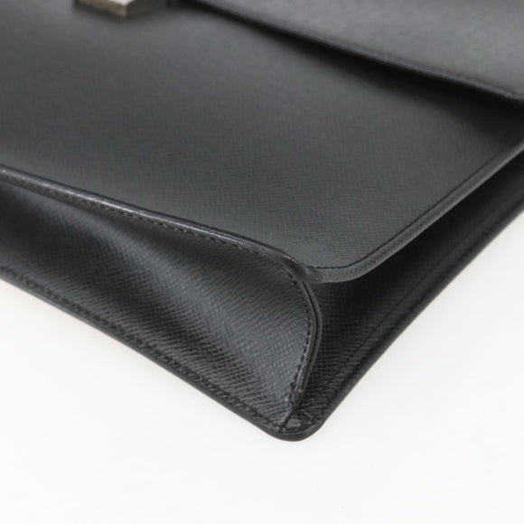 LOUIS VUITTON Taiga Porte Documents Angara Briefcase Ardoise M30772 Auth ka640