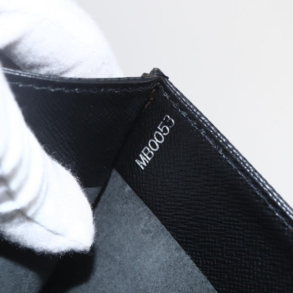 LOUIS VUITTON Taiga Porte Documents Angara Briefcase Ardoise M30772 Auth ka640