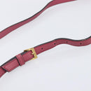 Miu Miu Madras Hand Bag Leather 2way Pink Gold Auth ka6401V-8