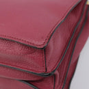 Miu Miu Madras Hand Bag Leather 2way Pink Gold Auth ka6401V-18