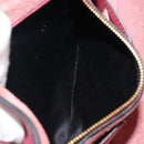 Miu Miu Madras Hand Bag Leather 2way Pink Gold Auth ka6401V-32