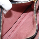 Miu Miu Madras Hand Bag Leather 2way Pink Gold Auth ka6401V-35