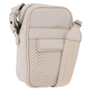 BOTTEGA VENETA Leggero Shoulder Pouch Leather White Auth ka6402-1