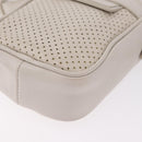 BOTTEGA VENETA Leggero Shoulder Pouch Leather White Auth ka6402-13