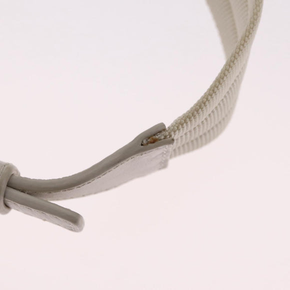 BOTTEGA VENETA Leggero Shoulder Pouch Leather White Auth ka6402