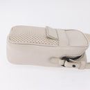BOTTEGA VENETA Leggero Shoulder Pouch Leather White Auth ka6402-4
