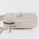 BOTTEGA VENETA Leggero Shoulder Pouch Leather White Auth ka6402-5