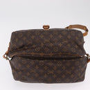 LOUIS VUITTON Monogram Saumur 35 Shoulder Bag M42254 LV Auth ka6403-7