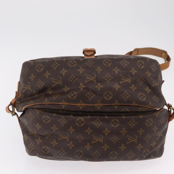 LOUIS VUITTON Monogram Saumur 35 Shoulder Bag M42254 LV Auth ka6403