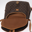 LOUIS VUITTON Monogram Saumur 35 Shoulder Bag M42254 LV Auth ka6403-27