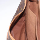 LOUIS VUITTON Monogram Saumur 35 Shoulder Bag M42254 LV Auth ka6403-31