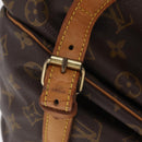 LOUIS VUITTON Monogram Saumur 35 Shoulder Bag M42254 LV Auth ka6403-4