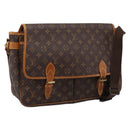 LOUIS VUITTON Monogram Gibeciere GM Shoulder Bag M42246 LV Auth ka6404-1