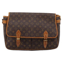 LOUIS VUITTON Monogram Gibeciere GM Shoulder Bag M42246 LV Auth ka6404-2