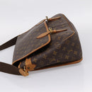LOUIS VUITTON Monogram Gibeciere GM Shoulder Bag M42246 LV Auth ka6404-4