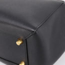 CELINE Belt Bag Hand Bag Leather 2way Black Gold Auth ka6406V-17