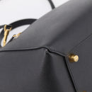 CELINE Belt Bag Hand Bag Leather 2way Black Gold Auth ka6406V-18