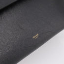 CELINE Belt Bag Hand Bag Leather 2way Black Gold Auth ka6406V-19
