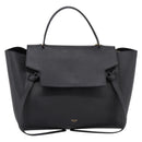 CELINE Belt Bag Hand Bag Leather 2way Black Gold Auth ka6406V-13