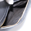 CELINE Belt Bag Hand Bag Leather 2way Black Gold Auth ka6406V-25