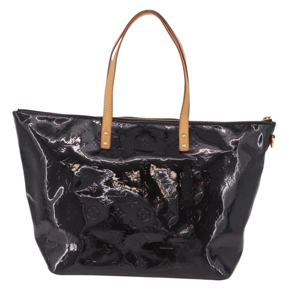LOUIS VUITTON Monogram Vernis Bellevue GM Bag Amarante M93589 LV Auth ka6407V