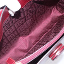 CARTIER Must Line Shoulder Bag Leather Bordeaux Gold Auth ka6410-11