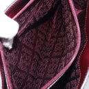 CARTIER Must Line Shoulder Bag Leather Bordeaux Gold Auth ka6410-26