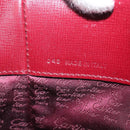 CARTIER Must Line Shoulder Bag Leather Bordeaux Gold Auth ka6410-12