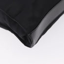GUCCI Bamboo Hand Bag Nylon 2way Black Silver 001 2855 1875 5 Auth ka6416-14