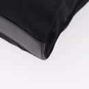 GUCCI Bamboo Hand Bag Nylon 2way Black Silver 001 2855 1875 5 Auth ka6416-15