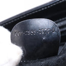 GUCCI Bamboo Hand Bag Nylon 2way Black Silver 001 2855 1875 5 Auth ka6416-26