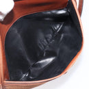 Salvatore Ferragamo Vala Shoulder Bag Leather Gold Brown Auth ka6418-28