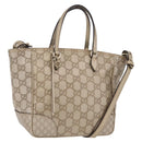 GUCCI GG Canvas Guccissima Hand Bag 2way Gold 353121 Auth ka6419-1