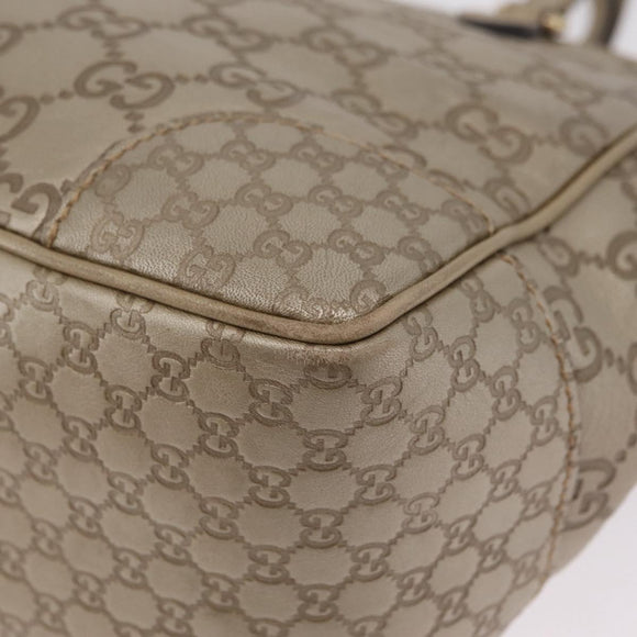 GUCCI GG Canvas Guccissima Hand Bag 2way Gold 353121 Auth ka6419